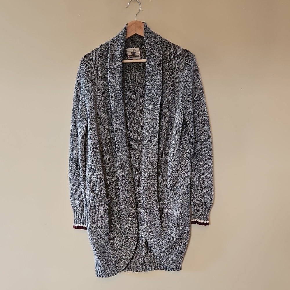 DKR Chunky Knit Open Front Sweater